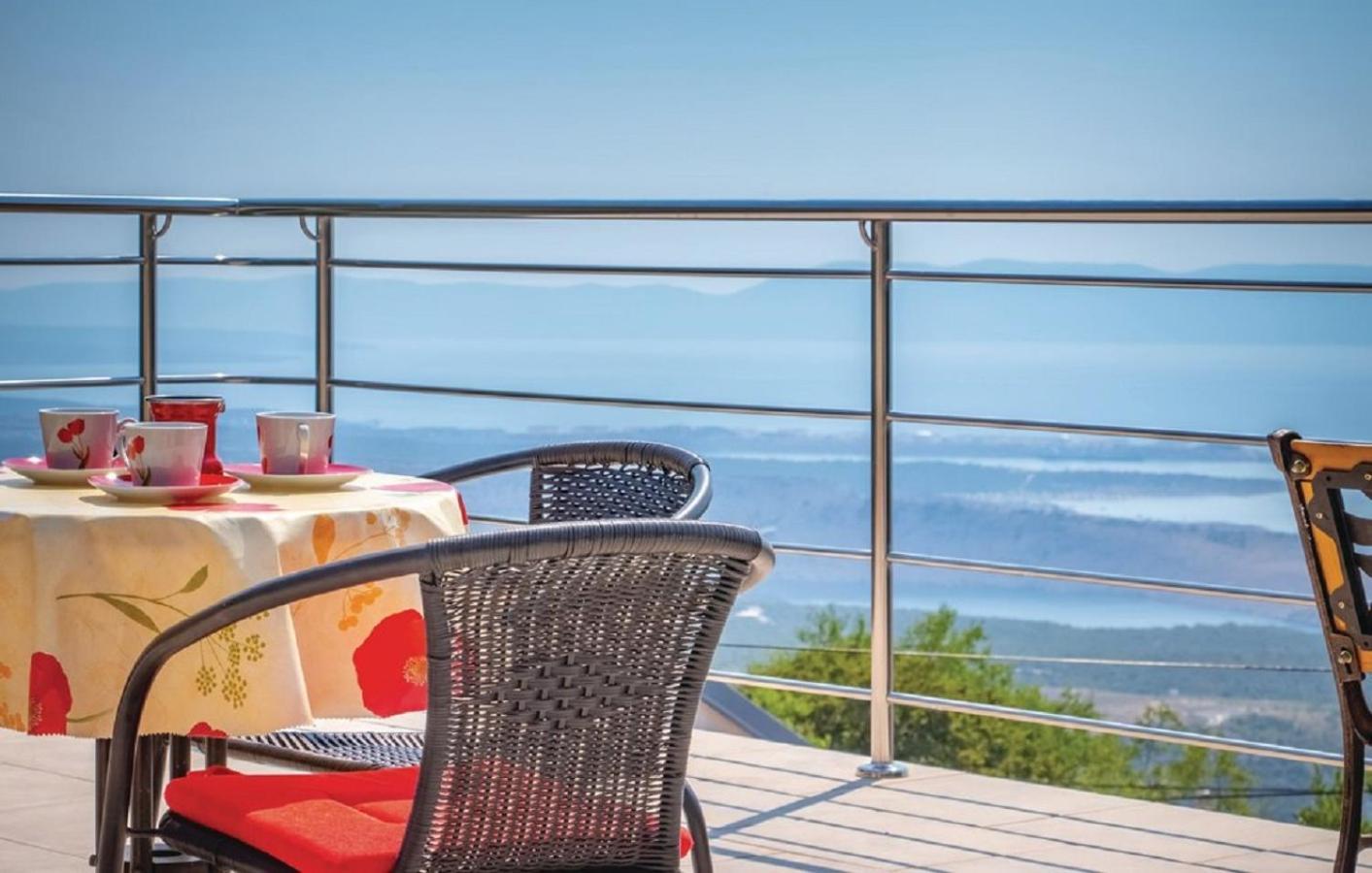 Apartment Jasna With Breathtaking Sea View, Terrace And Free Parking Hreljin Exteriér fotografie
